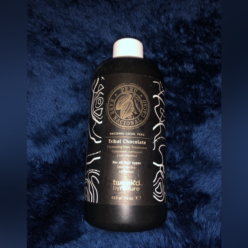 Tweak'd Nature TRIBAL CHOCOLATE 5in1 Cleansing Hair Treatment JUMBO 16oz NO PUMP - Picture 3 of 5